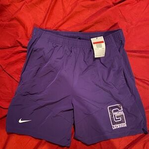 NEW Gonzaga University Shorts Nike Dri-Fit Size Large Purple